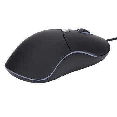 Imagem de SUNGOOYUE Mouse para Jogos G854, USB Com Fio, Sensor óptico de 3200 DPI, 6 Botões Com Roda de Rolagem, ABS Preto, Luz de Respiração RGB, Design Ergonômico para e Mac