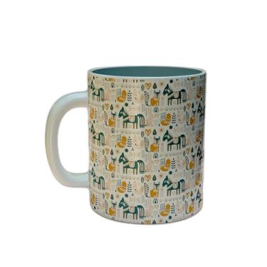 Imagem de Caneca Xícara Café Porcelana 300ml Com Design Infantil
