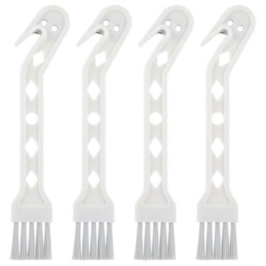 Imagem de LXUEJIE 4 pacotes de escova portátil para aspirador de pó, aspirador de rolo, escovas de limpeza de robô de varredura, escova universal de ferramentas ABS poeira escovas de limpeza 2 em 1 para limpeza