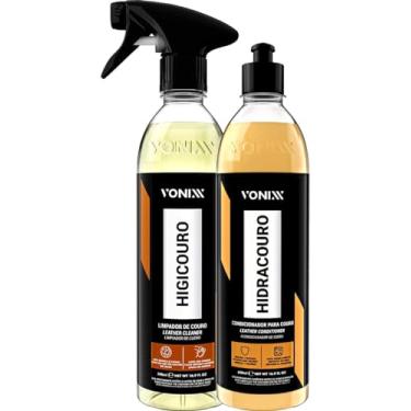 Imagem de Vonixx Kit Limpeza e Hidratação de Couro Higicouro 500ml & Hidracouro 500ml Limpa com Segurança e Renova Aspecto de Bri