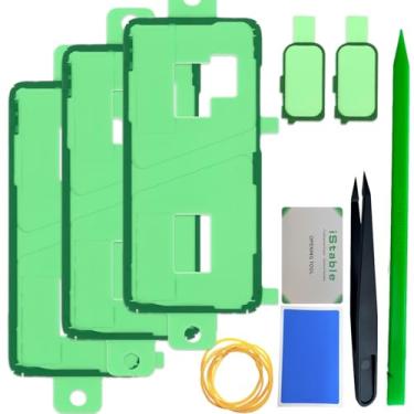 Imagem de iStable Adesivo de cobertura traseira para Samsung Galaxy S20 Substituição de fita para tampa de bateria, kit de reparo de fita adesiva dupla face pré-fabricada SM-G980F/DS,SM-G981B/F (3 peças)