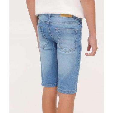 Imagem de Bermuda Juvenil Jeans Bolsos Tam 10 a 16-49833 - BNB JEANS, 16, Jeans 