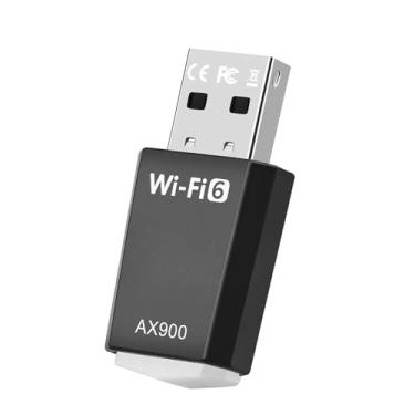 Imagem de ZEZEFUFU Mini USB WiFi 6 Adaptador Dual Band 2.4/5Ghz Wireless Network Dongle, IEEE 802.11ax/900Mbps
