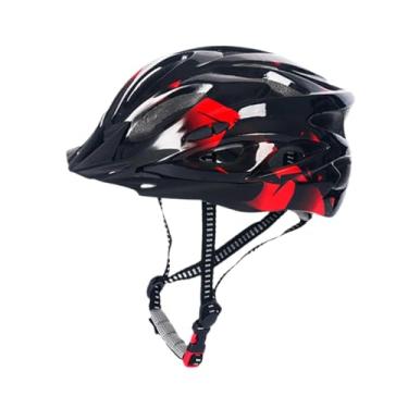 Imagem de oshhni Capacete para adultos, capacete de ciclismo de estrada, a impactos, portátil para bicicleta, esportivo para mountain bike e patins, Preto