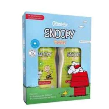 Imagem de Cotton Baby Kit Shampoo e Condicionador Snoopy Gotas Camomila 200ml