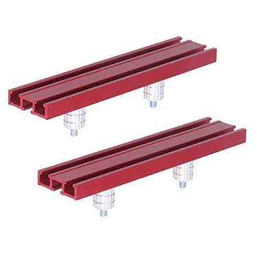 Imagem de Cryfokt Ferramenta de Parada de Aplainamento para Carpintaria Fixação Estável e Trabalho Preciso para Bancada, Kit de Braçadeira de Parada de Posicionamento para Máquina de Gravura e Serra Circular,