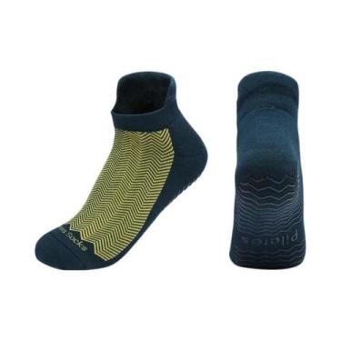 Imagem de Meias De Pilates E Yoga Femininas Antiderrapantes E Respiráveis, Meias