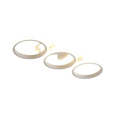 Imagem de Luminária De Teto LED Preta Moderna Minimalista Para Decoração De Casa