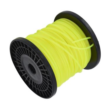 Imagem de GLOGLOW Linha de Aparador de Cordas, Material de Nylon, Linha de Corte Rápido, Amarelo Redondo de 3,0 Mm, Adequado para Cortadores de Grama e Aparadores (50 m/164 pés)