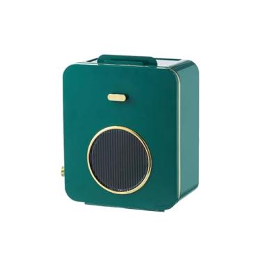 Imagem de Dispensador comercial de toalha de papel de camada dupla com prateleira de armazenamento, dispensador de papel higiênico comercial suporte de parede multidobrável/caixa de guardanapo de papel dobrável