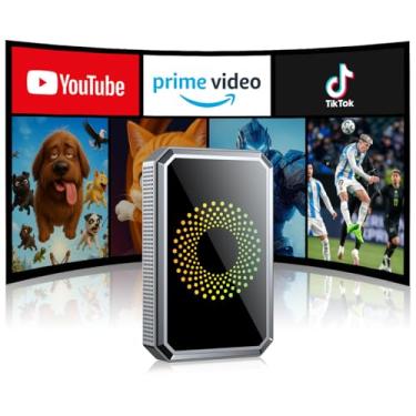 Imagem de LAMTTO Adaptador automático Android Carplay 3 em 1 sem fio integrado Net-Flix YouTube Tiktok Apps Magic AI Box Video Player com unidade USB WiFi de banda dupla para carros de brinquedo com fio OEM