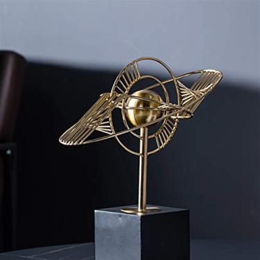 Imagem de Decoração moderna estilo europeu decorações de casa sala de estar armário de TV de metal escritório armário de vinho arte