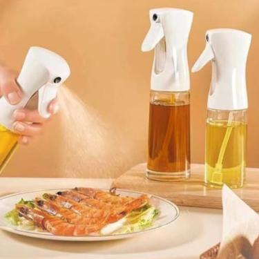 Imagem de Pulverizador de Óleos, Azeite e Vinagre, Borrifador de Spray para Cozinha, Aplicação Precisa e Controle de Dosagem, Design Elegante