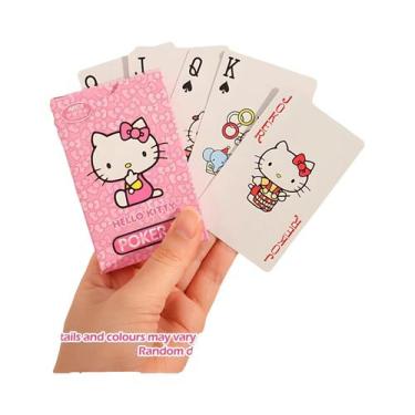 Imagem de Conjunto De Cartas De Baralho Sanrio Para Crianças, Jogo De Poker, Kur
