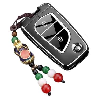 Imagem de Capa protetora para chave do carro Capa para chave remota compatível com Toyota Yaris/Rav4/Highlander/Auris/Avensis/Aygo Compatível com Scion TC/IM 2015 2016(A9)