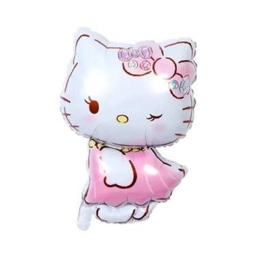 Imagem de Decoração De Balões Hello Kitty Para Meninas, Suprimentos Para Festa D