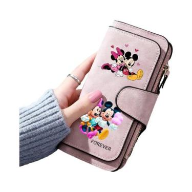 Imagem de Carteira Feminina Mickey Minnie, Bolsa Para Cartões E Moedas, Presente