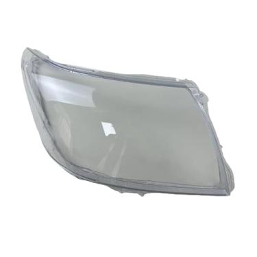 Imagem de Tampa da lâmpada do farol dianteiro compatível com toyota hilux 2009-2011 transparente farol lente vidro substituir o abajur primário(1PCS right side)