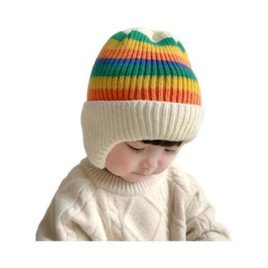 Imagem de Gorro De Lã Para Bebê Com Proteção Para as Orelhas De Urso, Quente E G