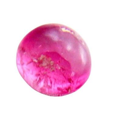 Imagem de Gema Turmalina Rosa Lisa Pedra Natural 0.6ct 5mm Reff TR6922 - Varejo