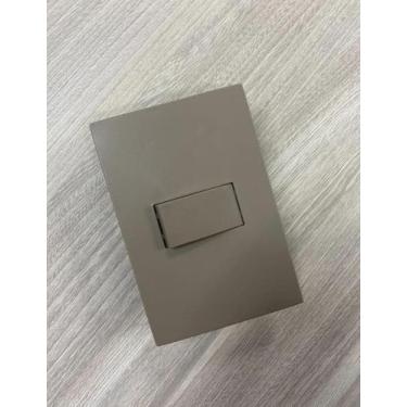 Imagem de Cj Tomada 10A 20A Interruptor Simples Paralelo Conjunto 4x2 Blux Recta