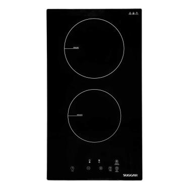 Imagem de COOKTOP SUGGAR DE INDUÇÃO 2 ZONAS DE AQUECIMENTO FG0222VC PRETO 220V