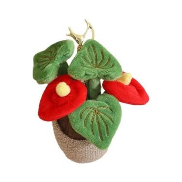Imagem de Brinquedo De Pelúcia Em Forma De Flor Cartoon De 10/35cm, Planta Simul