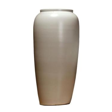 Imagem de Vaso de cerâmica moderno chinês retrô porcelana de alta temperatura simples sala de estar mobiliário doméstico mesa de mesa arranjos de flores secas decoração centros de mesa