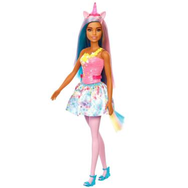 Imagem de Barbie Unicórnio Dreamtopia Mattel HGR21
