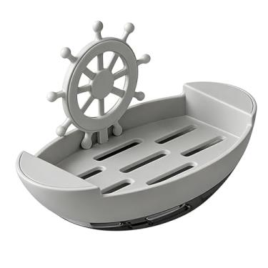 Imagem de Saboneteira Para Casa De Banho | Suporte de Parede sem Furos com Drenagem Rápida,Saboneteira para Banheiro e Chuveiro | para Dormitório Universitário, Hotel, Apartamento, Casa, RV, Aluguel, Adultos, H