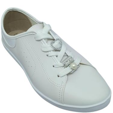 Imagem de Tênis Beira Rio Feminino Napa/Verniz com Enfeites no Cadarço Cor:;Tamanho:40-Feminino