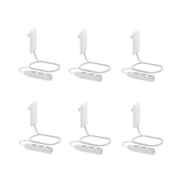 Imagem de Extensor De Tomada Ultrafino Com 3 Entradas, Régua De Energia Com 3 To