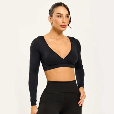 Imagem de Cropped Dois Lados Poliamida Soft Com Bojo Donna Carioca-Feminino