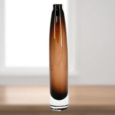 Imagem de Vaso Decorativo de Vidro Estilo Murano Marrom 40cm OD0213 BTC