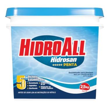 Imagem de HidroAll Balde cloro granulado Hidrosan Penta 2,5 kg