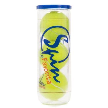 Imagem de Bola de Tênis Spin Favorita All Court Tubo com 3 Unidades