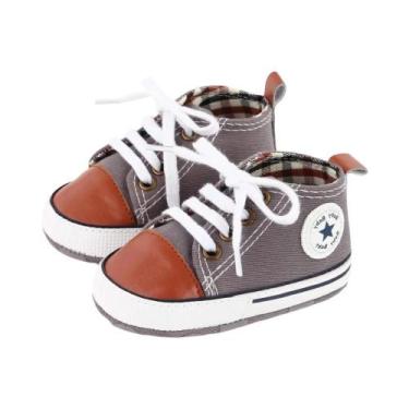 Imagem de Tênis De Lona Unissex Para Bebês, Sola Macia Antiderrapante, Primeiros