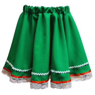 Imagem de Fantasia Infantil Saia Godê Trajes Típicos Portuguesa, Alemã e Italian