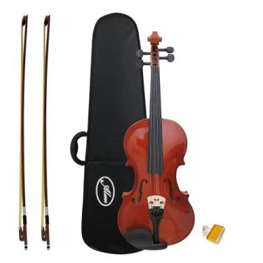 Imagem de Viola Clássica de Arco AL 1310 4/4 com Arco Extra Alan