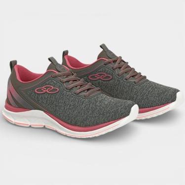 Imagem de Tênis Olympikus Day Feminino - Cinza e Rosa - 35, 35
