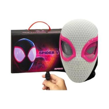 Imagem de Máscara De Cabeça Do Homem-Aranha Com Olhos Móveis E Controle Remoto P