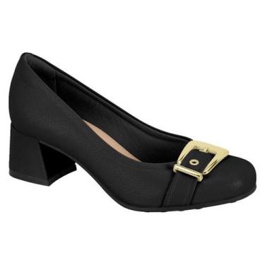 Imagem de Sapato Scarpin Modare Original com NF Salto Grosso Basico Elegante 737