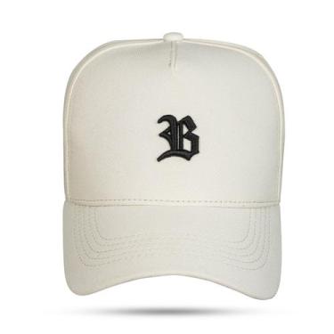 Imagem de Boné Blck Brasil Snapback Aba Curva Básico Logo B Pequeno, Off white, 