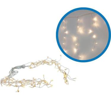 Imagem de Pisca Pisca LED Cascata LED 100 Luzes 2,3 metros com Extensor - Sunway
