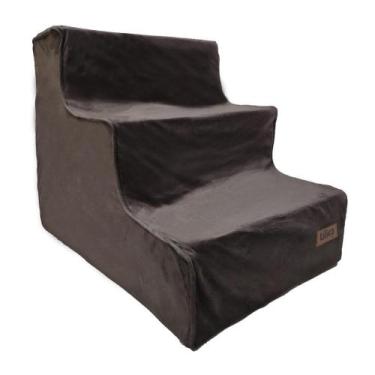 Imagem de Escada para pet 3 degraus com zíper de espuma rígida cachorros cães e 