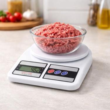 Imagem de Balança Digital Cozinha 10kg Precisão Pesa Alimento Portátil - Lehavi