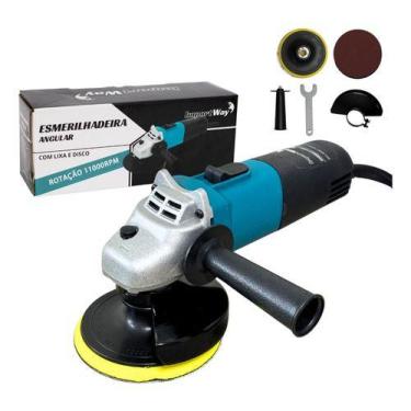 Imagem de Esmerilhadeira Angular Lixadeira 820w Importway Azul 127v, 110V