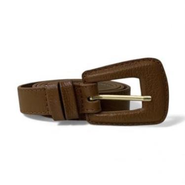 Imagem de Cinto Feminino em Couro Fivela Encapada 027 Caramelo P-Feminino