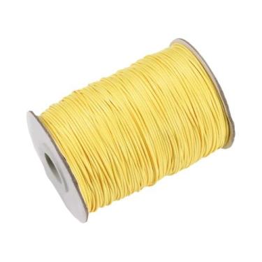 Imagem de Corda Trançada Multicolorida De 10 Metros Imitando Couro Para Acessóri