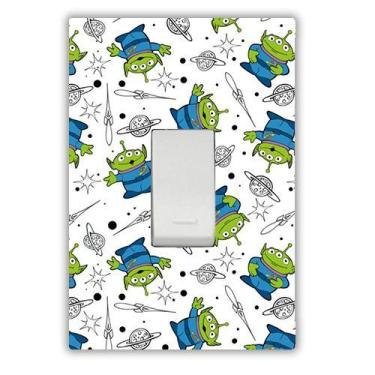 Imagem de Adesivo para Interruptor Tomada Pizza Planet Toy Story - Personalize A